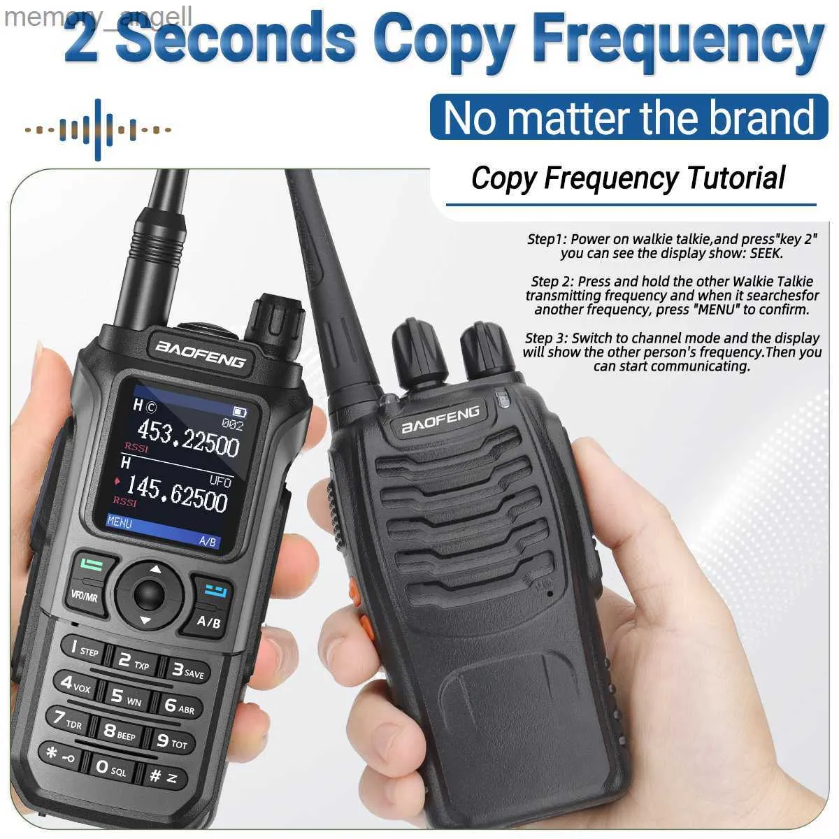 Baofeng Uv-21 Pro 10w Walkie Talkie Long Range Portable Ham Radios