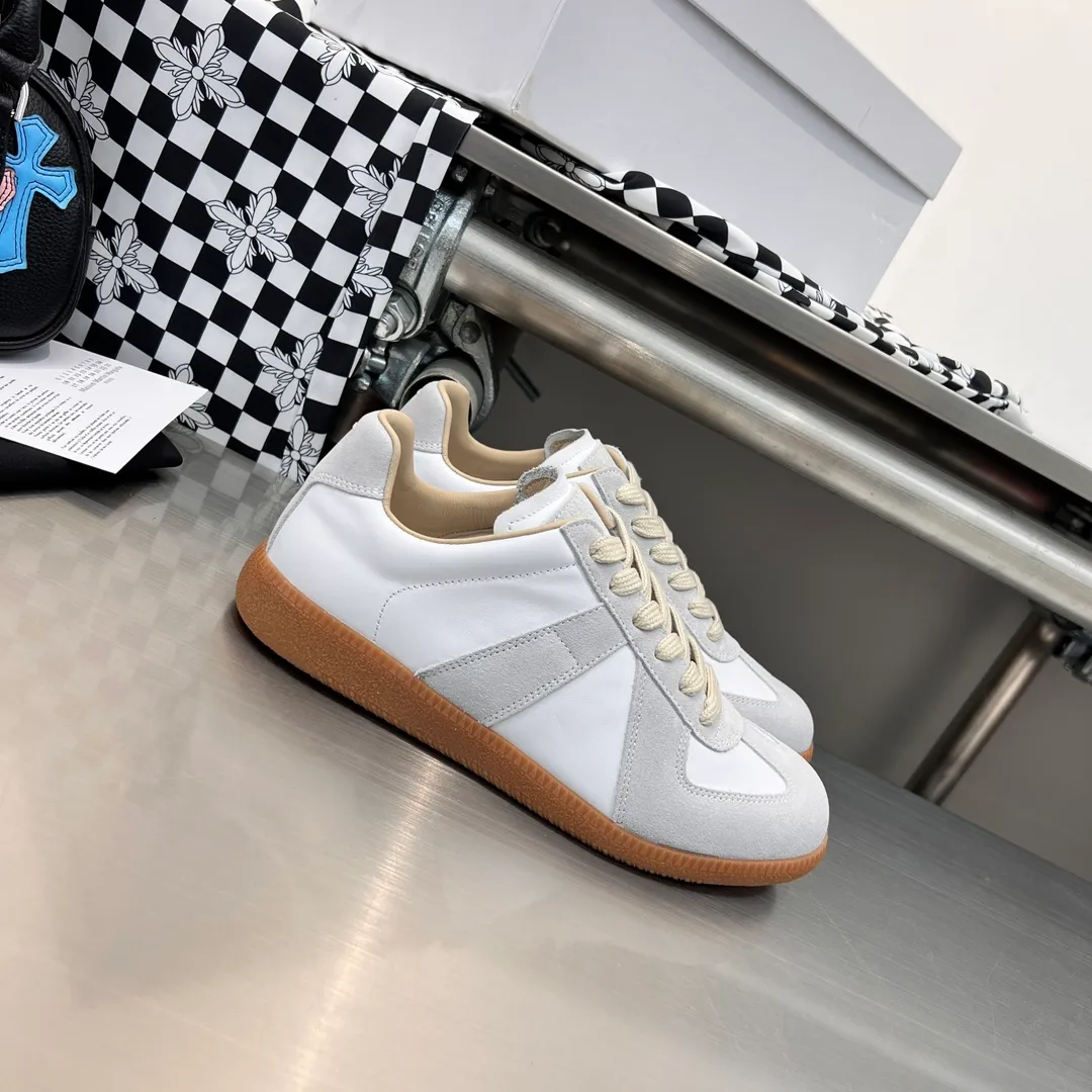 Maison Margiela Replica leather sneakers - Orange