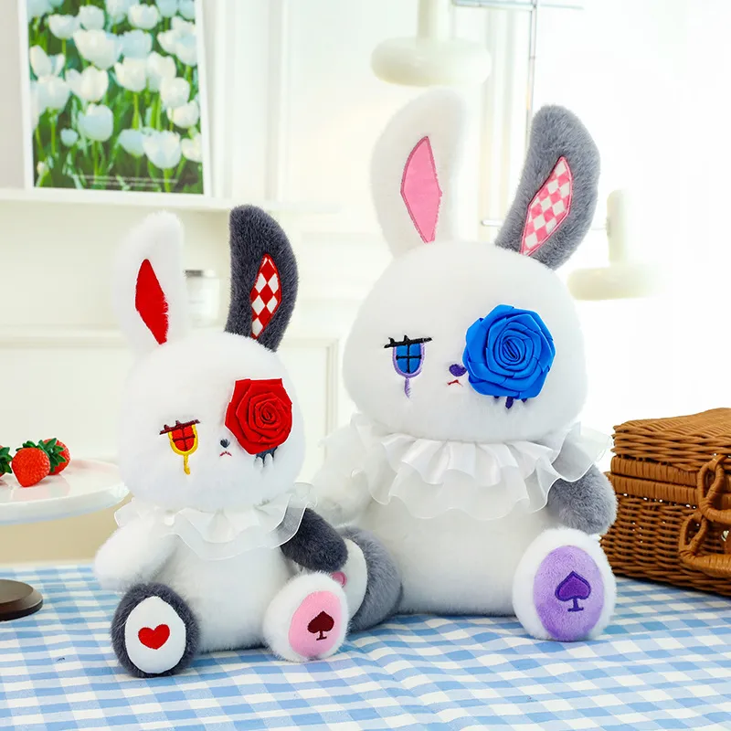 Anime Peripheral Stuffed Plush Animals Toy Sentimental Bunny Doll Children's Playmate Home Decoration Boys Girls Birthday Children's Day Christmas 2 New Style 30cm