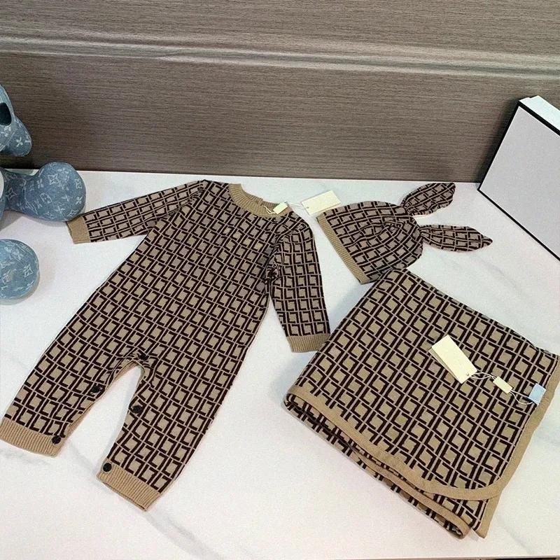 Macacão de bebê recém-nascido macacão conjuntos recém-nascidos designer marca bebê carta traje macacão roupas macacão crianças bodysuit para bebês outf o9z9 #