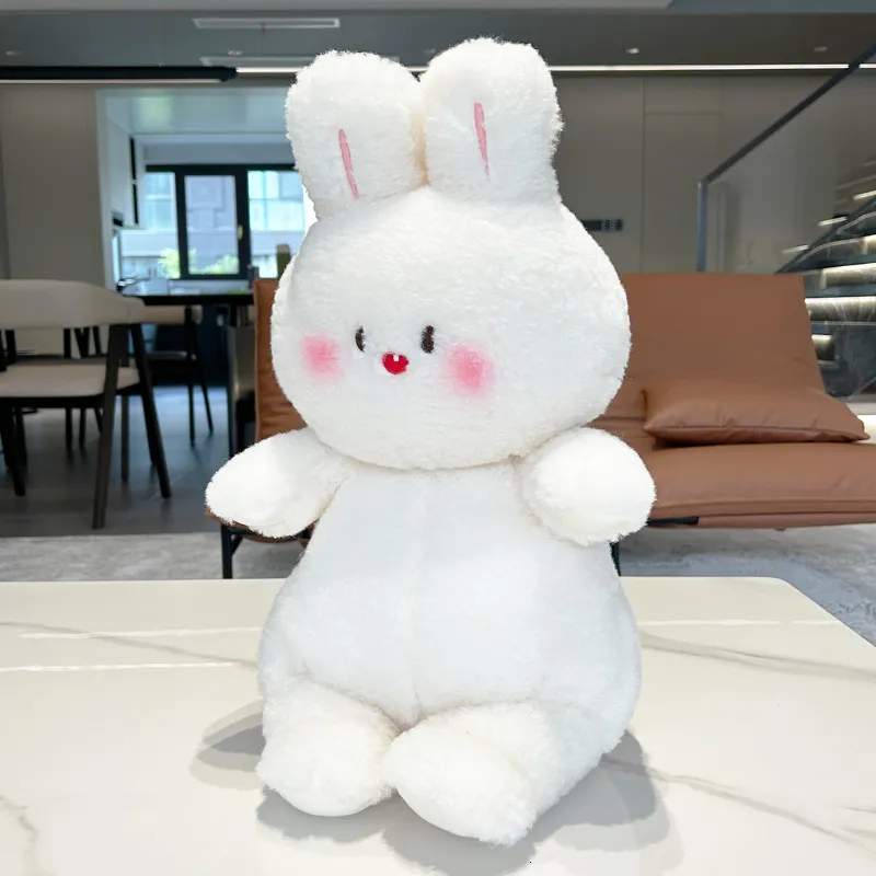 Mignon lapin oreillers peluches jouets animaux en peluche lapin poupées  doux kawaii lapin jouets pour enfants filles femmes petite amie à