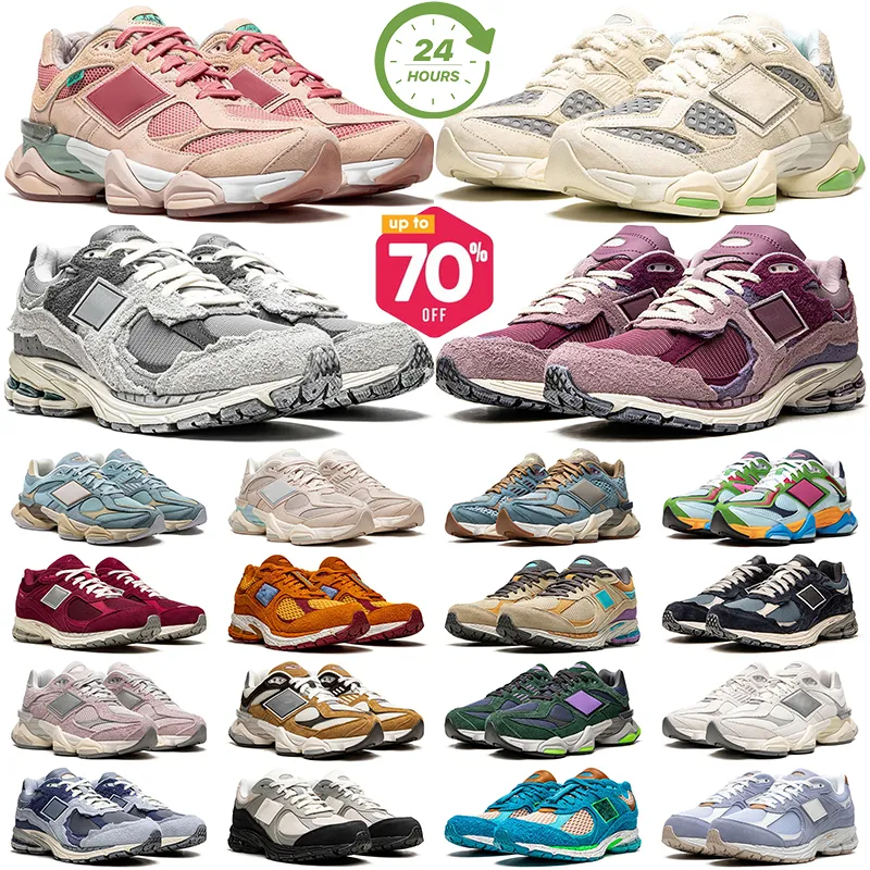 9060 scarpe firmate 2002r sneakers da uomo donna Mattoni e legno Biscotto Rosa Avorio Sale marino Pietra Grigio uomo sneakers da ginnastica