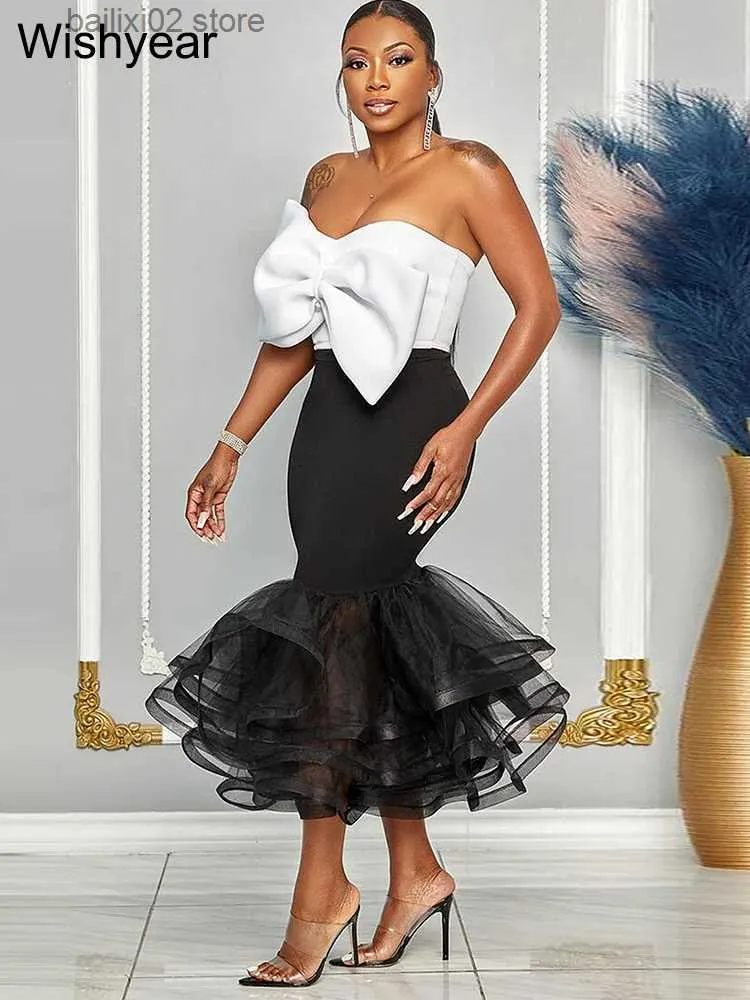 Midi dress mermaid top