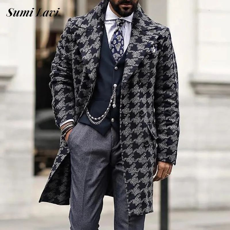 Mens houndstooth coat best sale