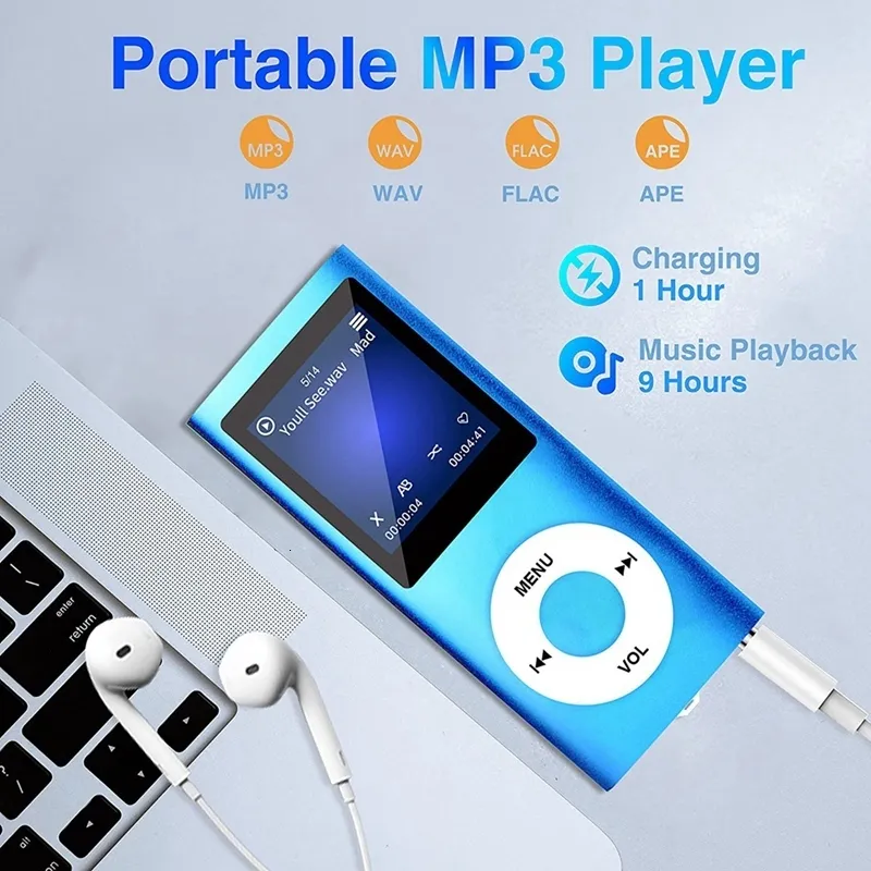 Lecteurs MP3 MP4 Lecteur de musique MP3 portable Bluetooth Qualité sonore sans perte Mini enregistreur 32 Go Carte TF Casque FM Multi-fonction Walkman 230922