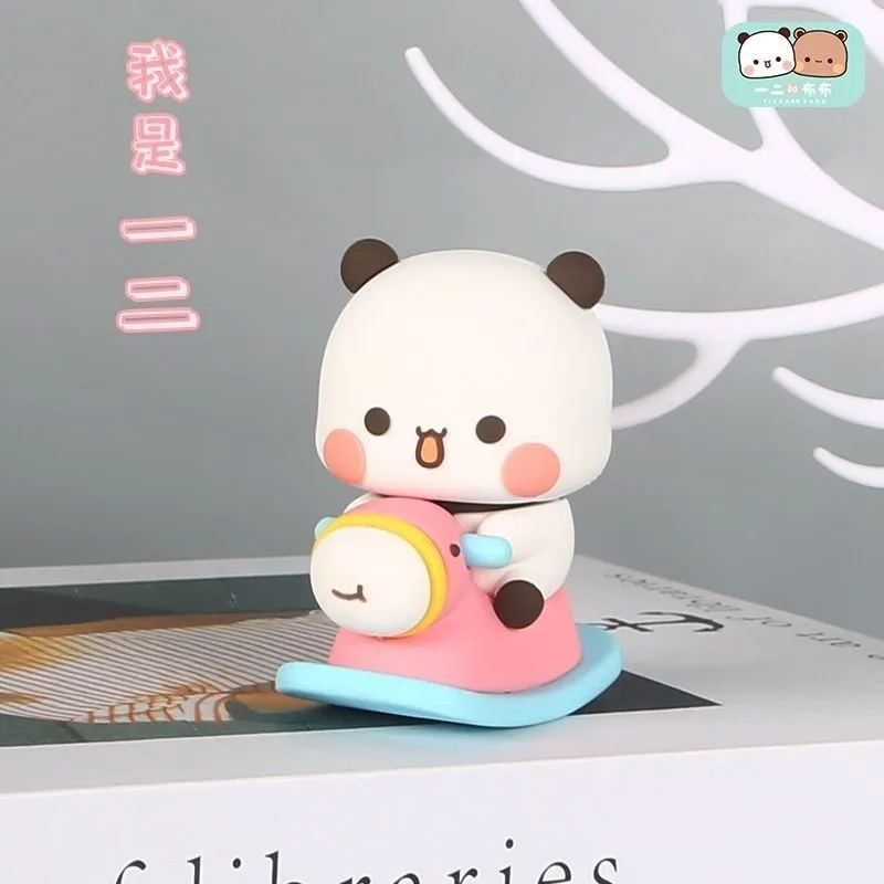8 Decorazioni Per Torta Panda - Simpatiche Figurine In Miniatura In PVC Per Feste A Tema, Compleanni, Baby Shower E Decorazioni Giardino