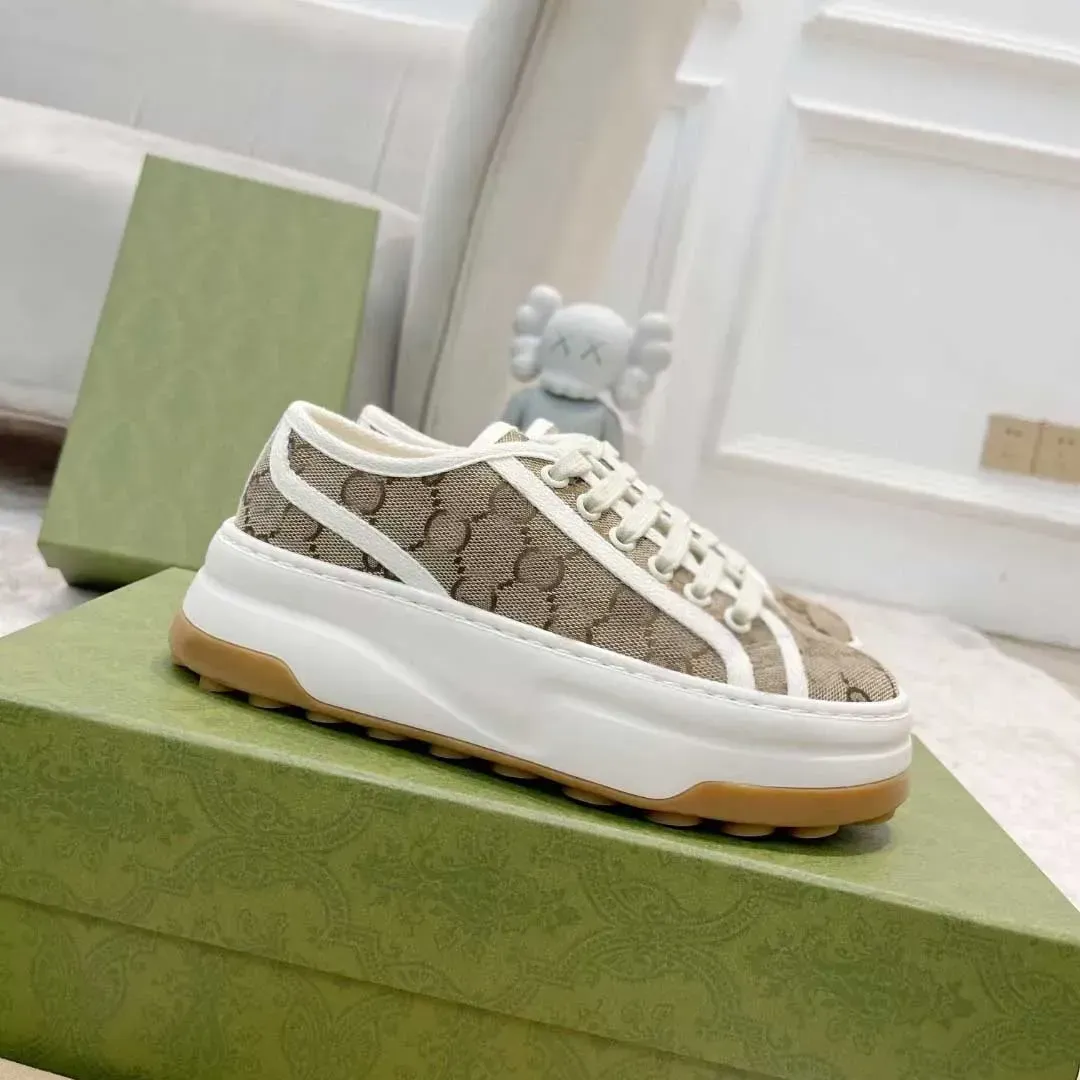 2023 Luxury Designer Canvas Shoes Sneakers Classic Design Version Fashion Running Shoes Tennis Shoes 1977 Washed Jacquard Cowboy Women Shoes Ace Version Shoes