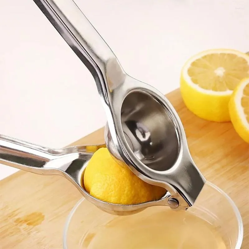 Juicers Citrus Press Manual Juicer Rostfritt stål Metal Squeezer för Fruit Orange Lemon Sinaasappel Köksverktygstillbehör