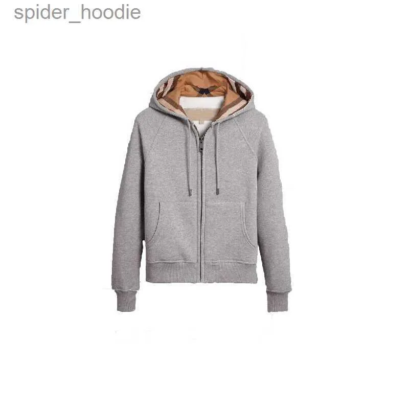 Kadın Sweaters Moda Tasarımcıları Yüksek Kaliteli Kadın Hoodies Kazak Ceketler Fermuarlı Kadınlarla İnce Hoodie Sweatshirt Markaları Üstler İlkbahar Sonbahar ve Kış Pamuk