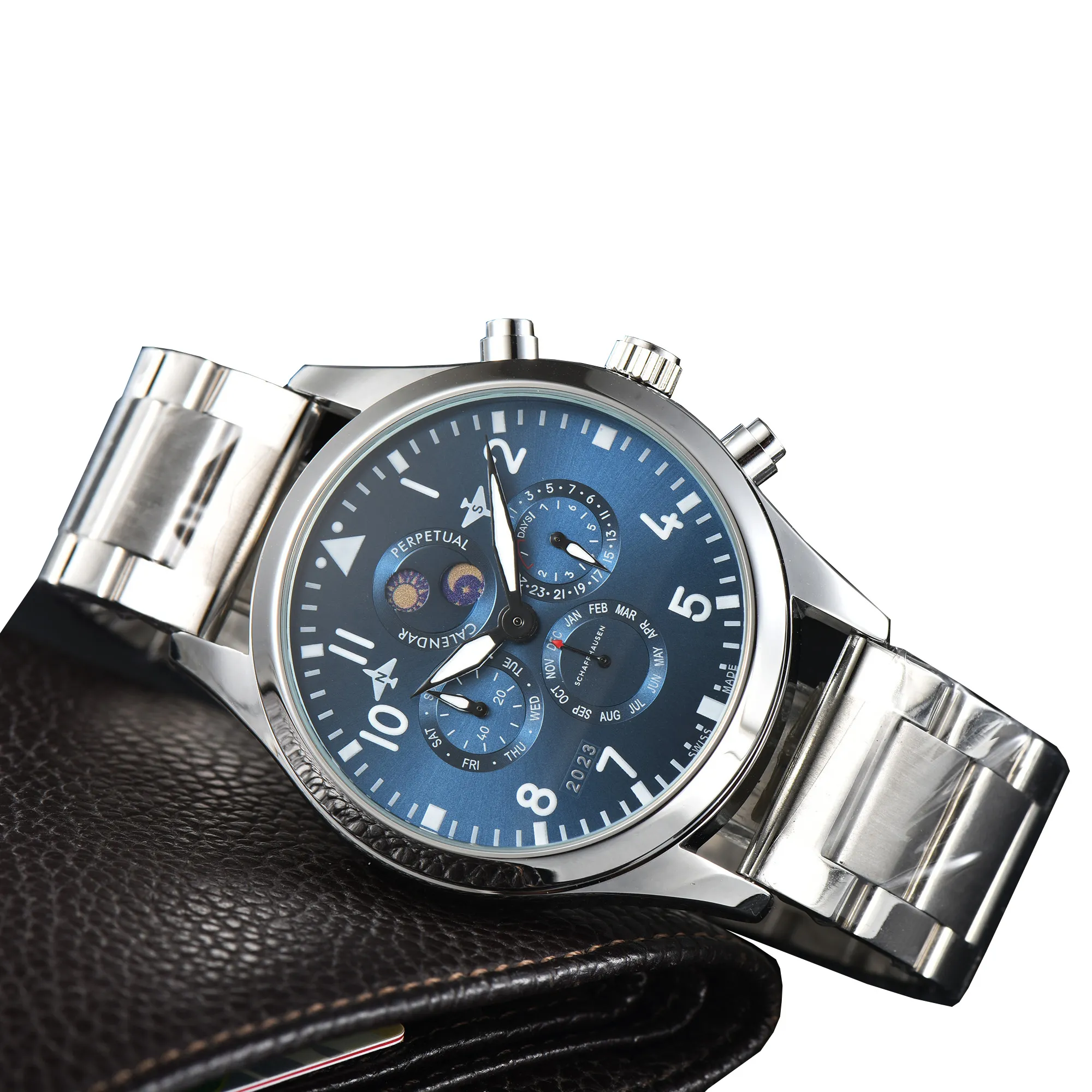 Orologio Cronografo Il Calendario Perpetuo Del Grande Pilota IWX