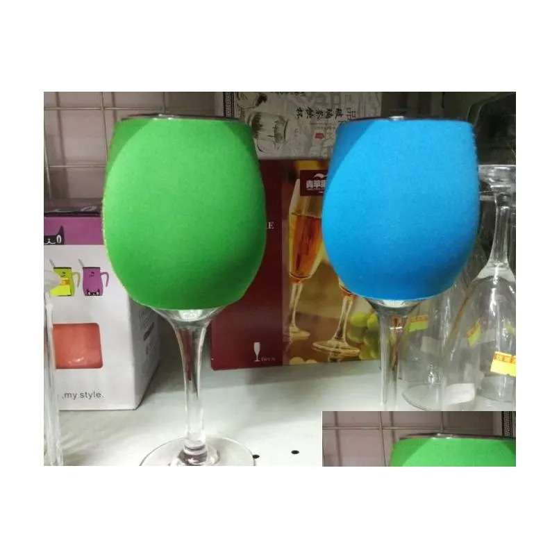 andere barproducten wijnglas neopreen hoes insator bekerhouder anti-frozen er 100pcs a color barware product sn288 drop delivery dh4qg