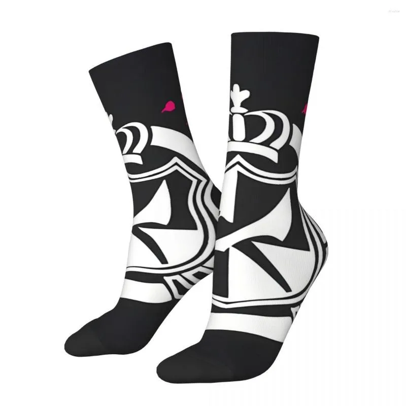 Chaussettes pour hommes Happy Academic Magic Retro Danganronpa Makoto Game Hip Hop Nouveauté Crew Sock Cadeau Motif imprimé