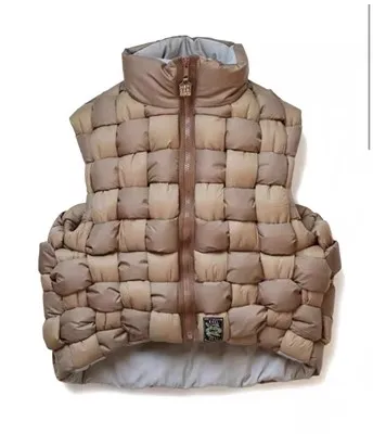 Men's Vests 2023 KAPITAL Pure Cotton Insulation Double-sided High Collar Woven Vest WY766_voghion.com