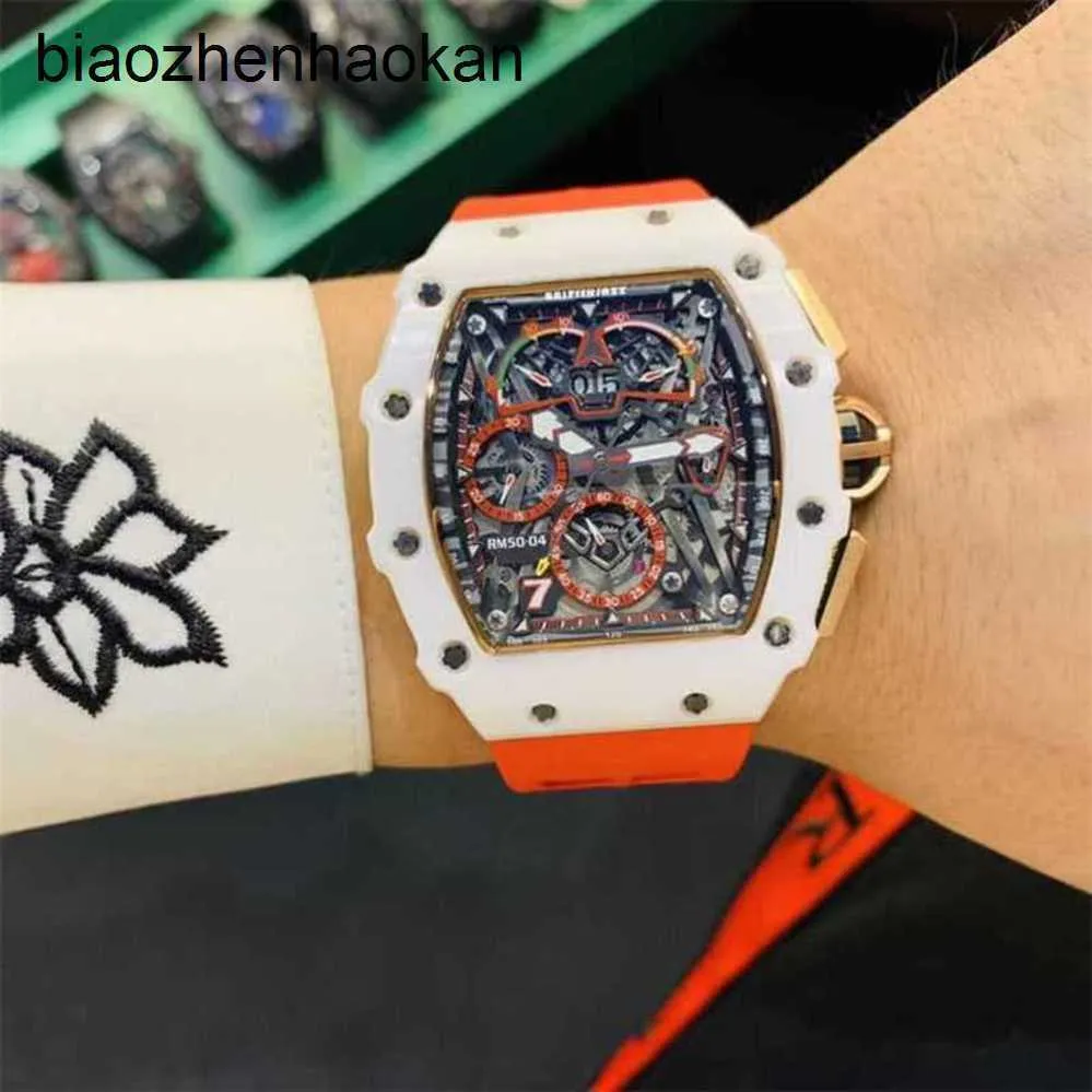 Richardmill zegarki luksusowe Milles Watch Richards McLaren Ceramic Mens Black Technology Spersonalizowana luf