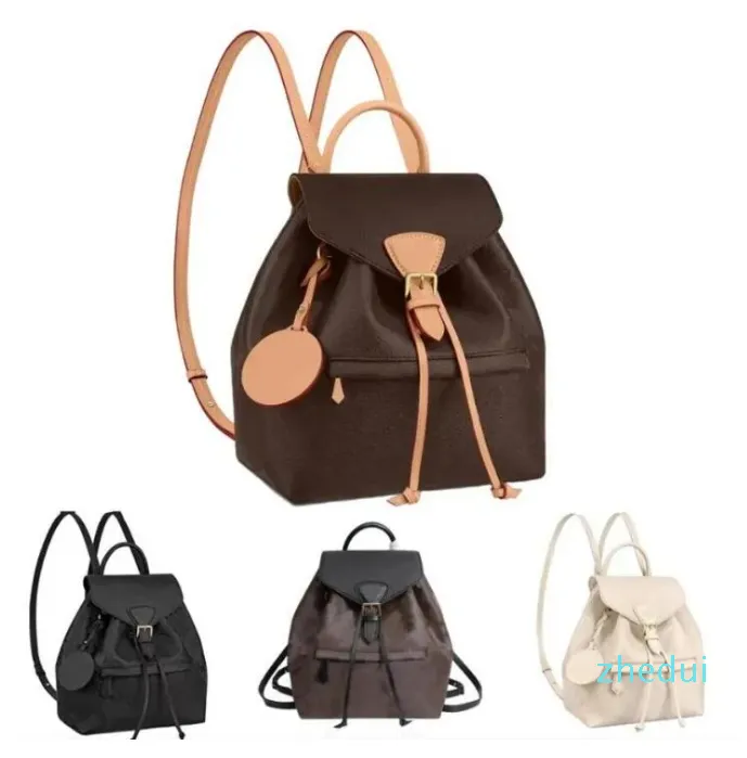 Backpacks Designer High Quality Backpacks Style Fashion Packs Women Luxury Designer Embossed Flowers Backpack School Bag Classic Mini Student Bag
