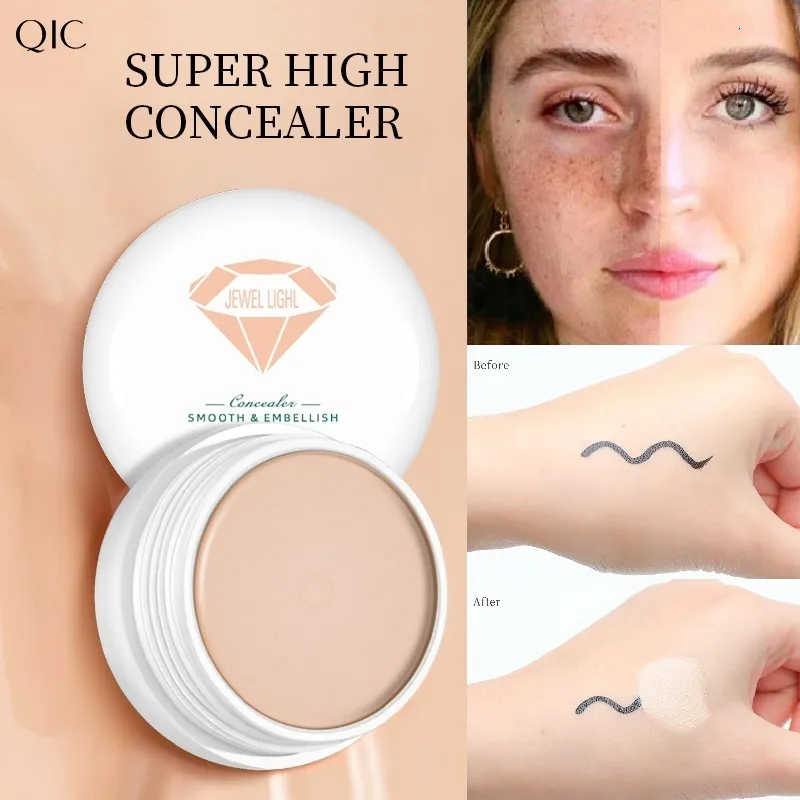 Concealer hög täckning concealer korrigerare anti mörk cirkel fräknvattentät fundament bb grädde för ansiktsmakeup bas kosmetisk produkt 230921