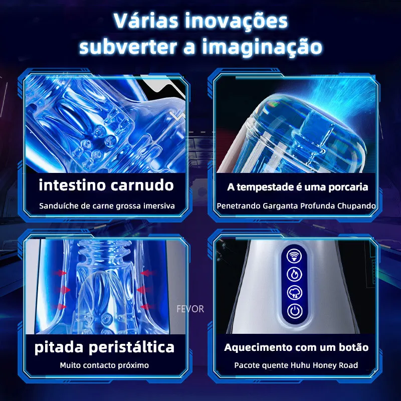 Masturbatoren für Männer, automatischer Blowjob-Cup, kraftvolles Saugen, intelligenter beheizter Masturbator für Erwachsene_voghion.com