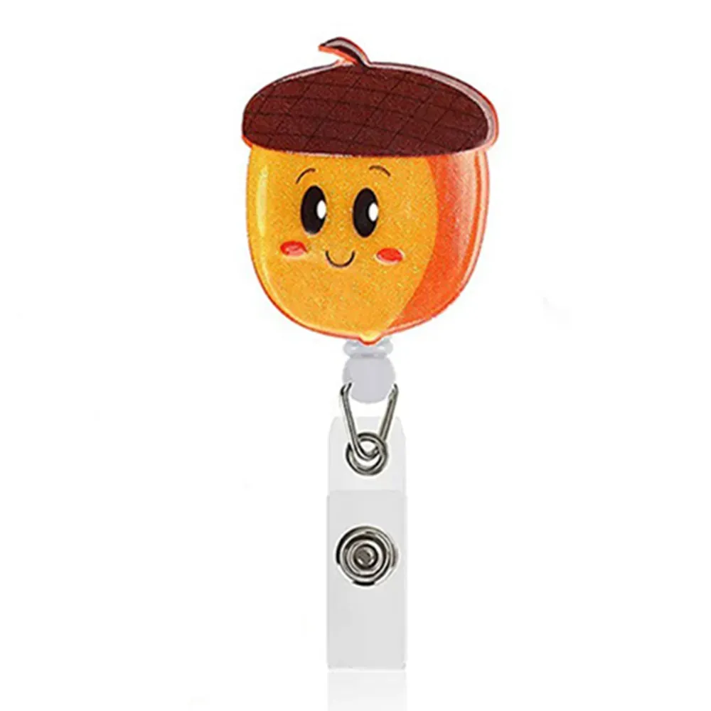 Key Ring Halloween Retractable Nurse Bling Glitter Pumpkin Turkey Holiday Badge  Reels Cute Acrylic Id Name Badge Holder LL From 18,65 €