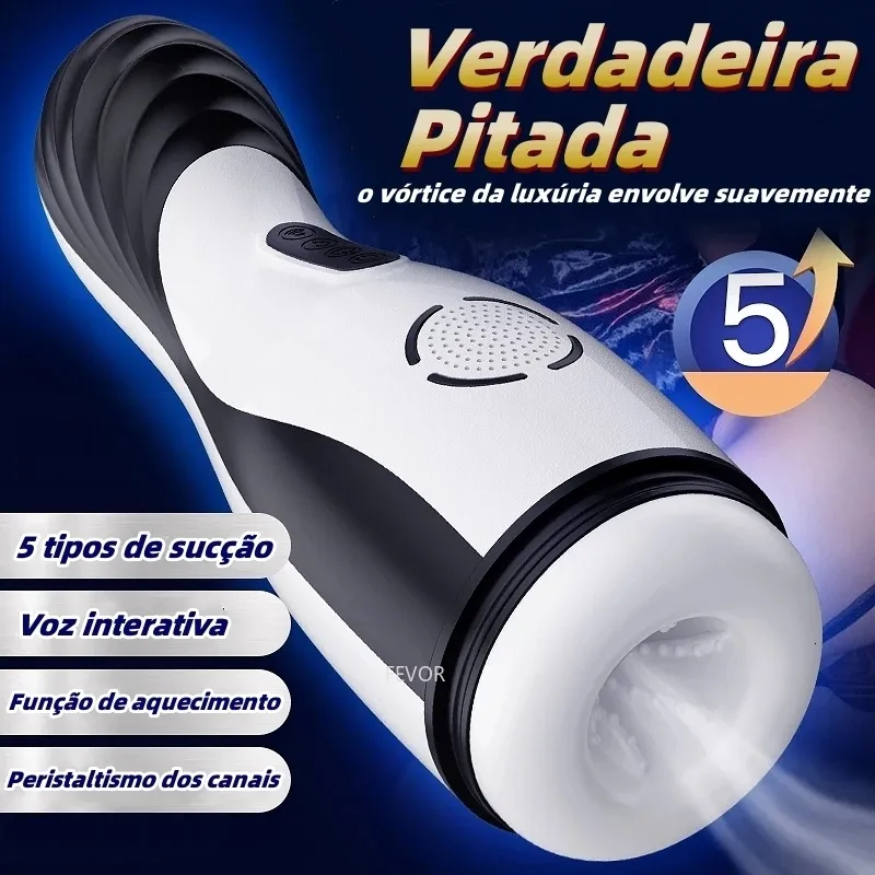 Masturbatoren für Männer, automatischer Blowjob-Cup, kraftvolles Saugen, intelligenter beheizter Masturbator für Erwachsene_voghion.com