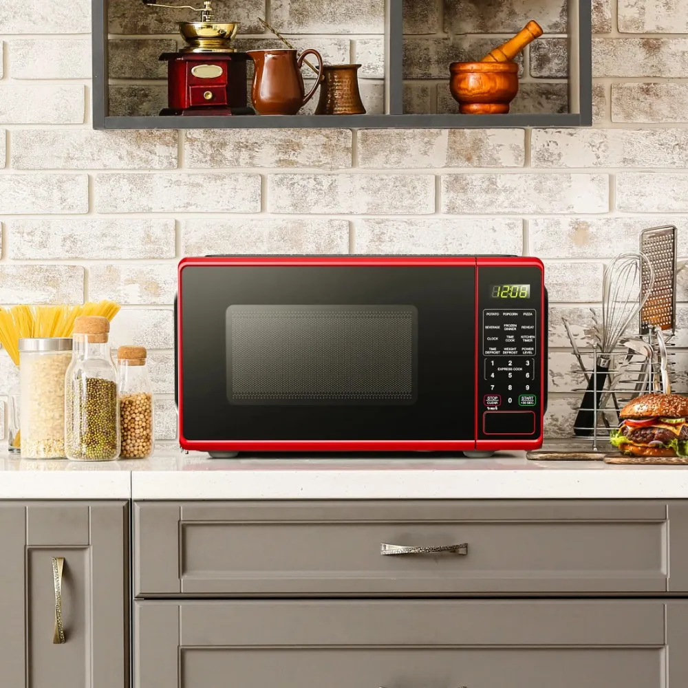 Mainstays 0.7 Cu. Ft. Countertop Microwave Ovens, 700 Watts,6 Quick-set  Menu Buttons 30 Second One-touch Option - AliExpress