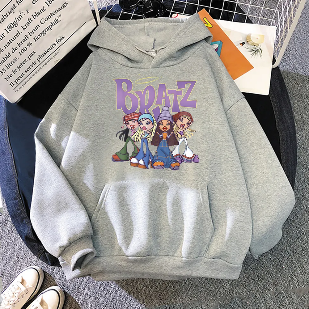 Men's Bratz Hoodie Sweatshirt: Women's Casual Pullover, Thick
