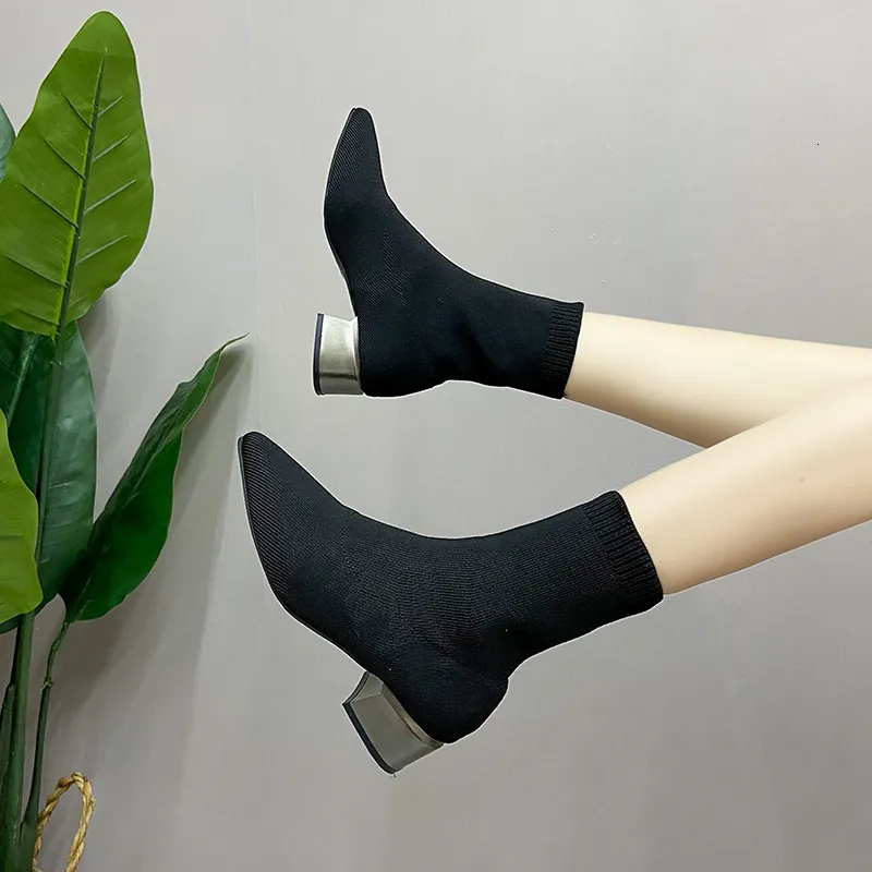 Ankle boots with high socks new arrivals