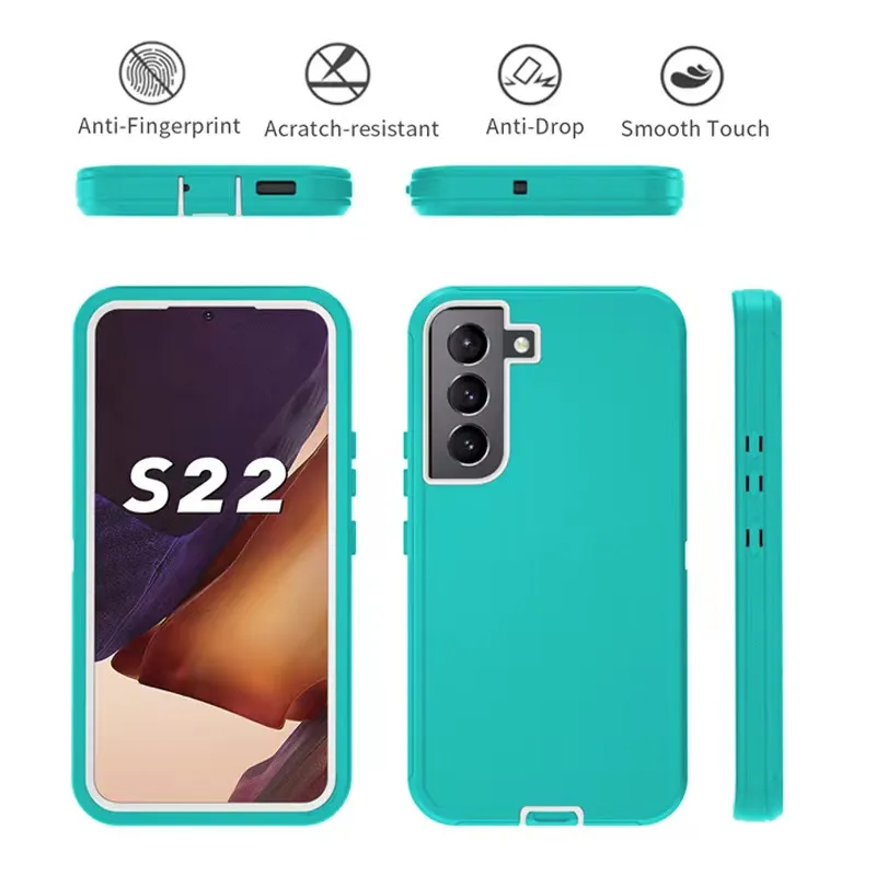 Rugged Armor Case Cases for Samsung Galaxy S24 S23 S22 S20 21 Plus ultra A13 a23 a32 a33 a52 a53 a73 A03S/A037U US Hybrid Anti-knock Protective Case Cover