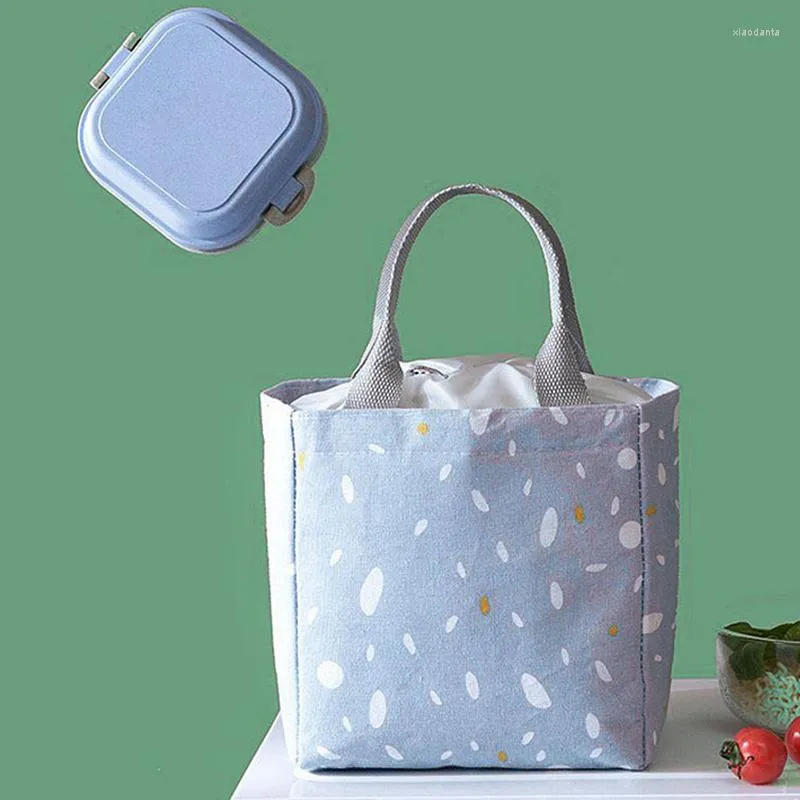 Przenośne izolowane naczynia na buła na lunch termiczna torba na lunch pudełko świeże chłodne torby torebka dla kobiet dziecięce dzieci prezent