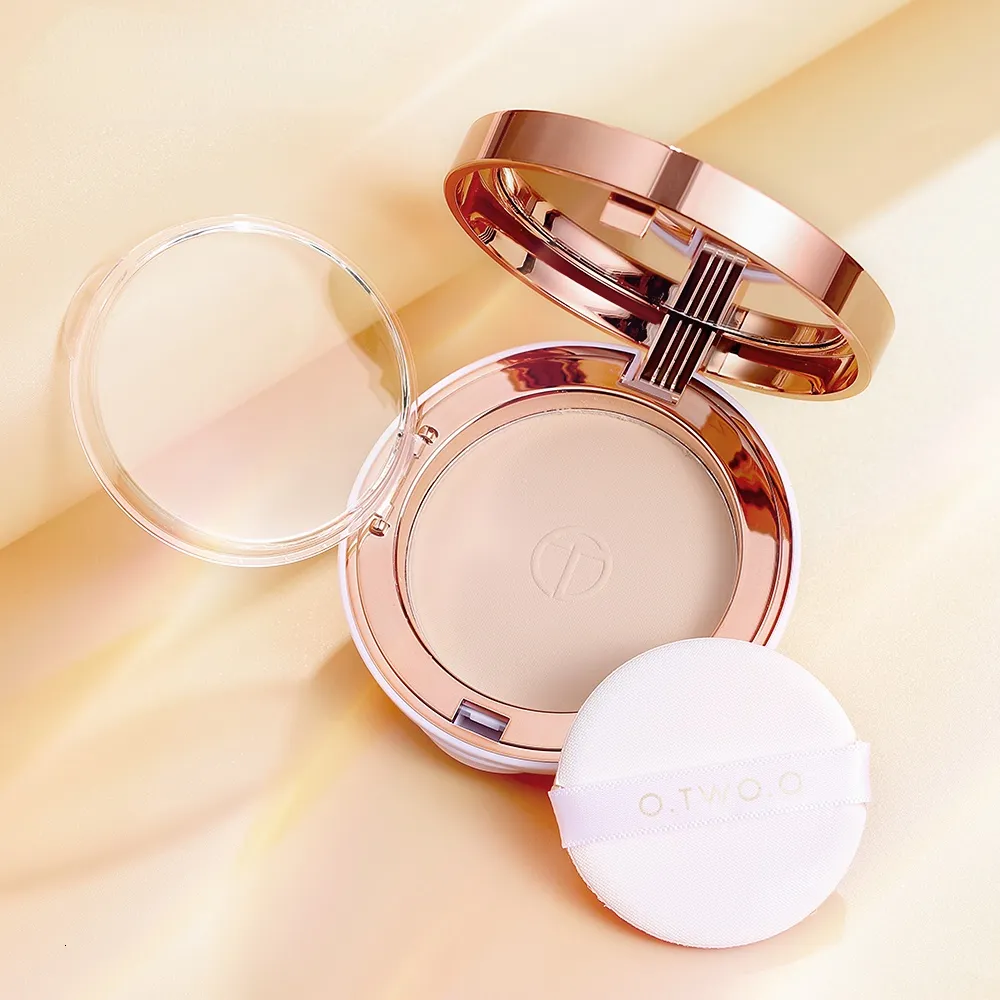 Face Powder Natural Face Powder Mineral Foundations Oil-control Brighten Concealer Whitening Make Up Pressed Powder With Puff 230921
