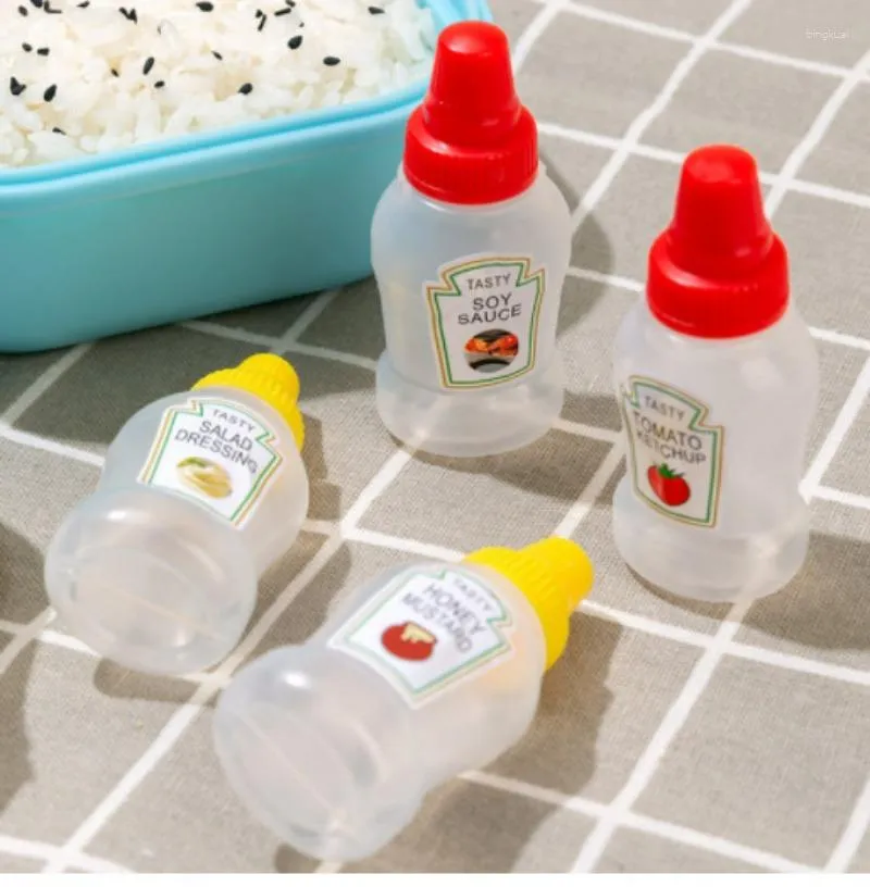 Storage Bottles Plastic Sauce Squeeze Bottle Mini Seasoning Box Salad  Dressing Containers Outdoor Portable Barbecue Spice Jar Kitchen From  Bingkuai, $4.37