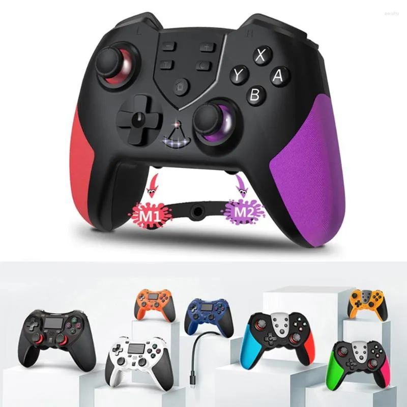 Kontrolery gier Oryginalne kontroler bezprzewodowy Bluetooth dla przełącznika Pro PC PS3 joystick gamepad NFC Professional bez opóźnień