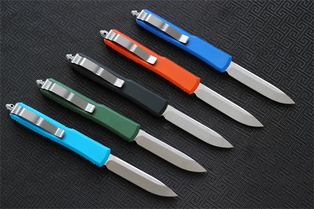 Hifinder Folding knife blade:D2Satin 6061-T6 Aluminum handle camping survival outdoor EDC hunt Tactical tool dinner kitchen knife