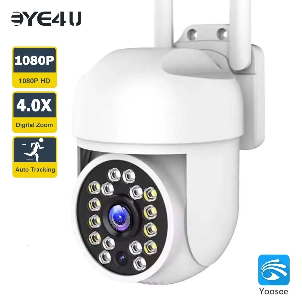 Telecamere IP 1080P Wifi Sorveglianza HD esterna Cam PTZ Protezione di sicurezza CCTV Tracciamento automatico Visione notturna Audio bidirezionale Yoosee 230922