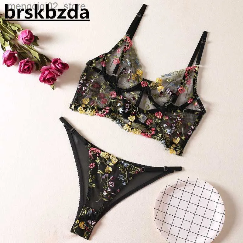 Bras Define Brskbzda Preto Sexy Íntimo Transparente Lingerie Fancy Underwear  Uncensored Erótico Sheer Lace Hot Bra Panty Set Mulheres 2 Peça Q230922 De  $29,46