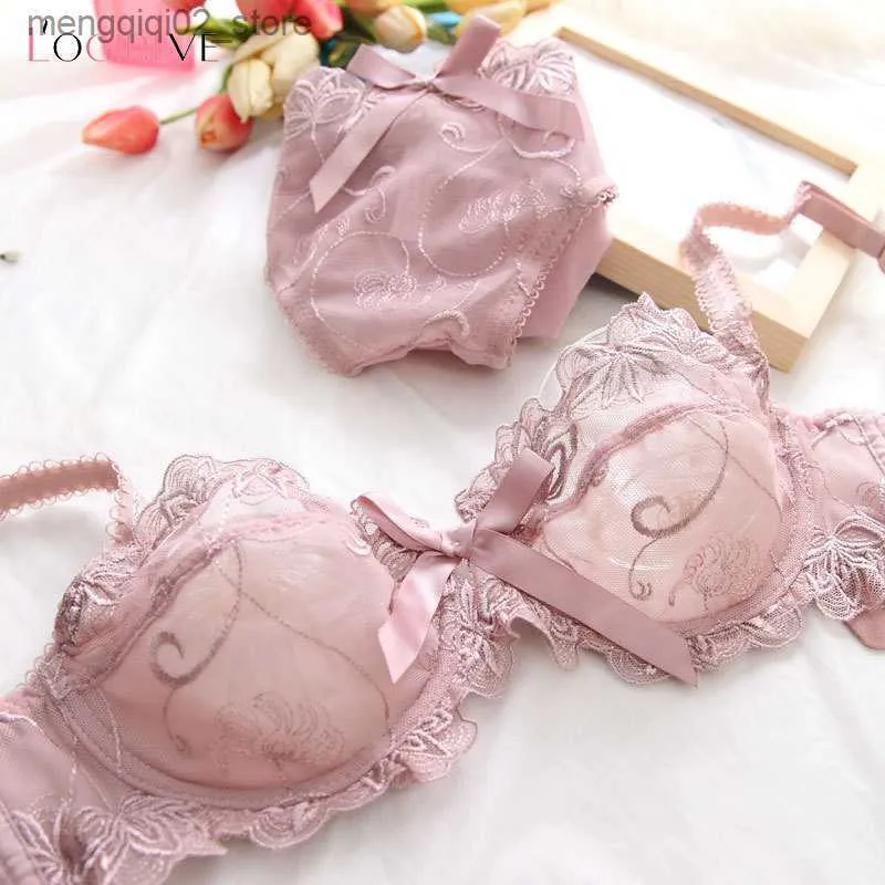 Bras Define Logirlve Push Up Brassiere Lace Underwear Set Transparente  Calcinhas Para Mulheres Underwear Sexy Bra Set Lingerie Q230922 De $46,06