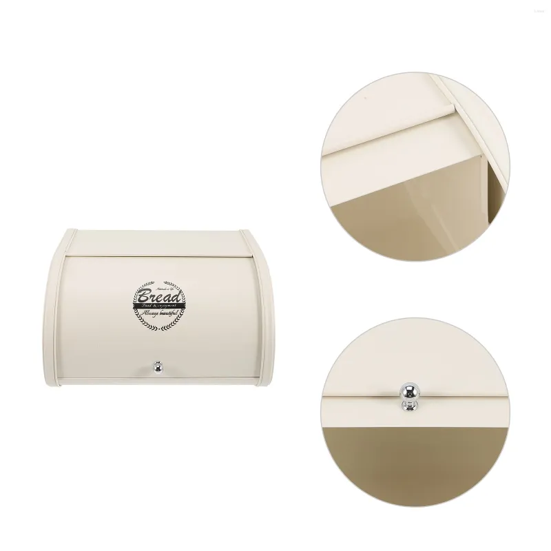 Clamshell Wall Mounted Bread Box And Toiletry Container With Galvanized Iron Cupcake Holder Old