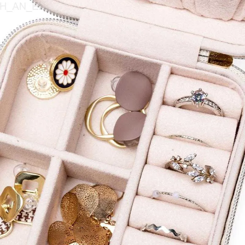 Fashion Solid Jewelry Case Travel Jewelry Organizer Mini Leather Jewelry  Holder Boxes for Ring Earring Necklace Packaging Storage Gift Boxes - China  Gift Box and Luxury Box price