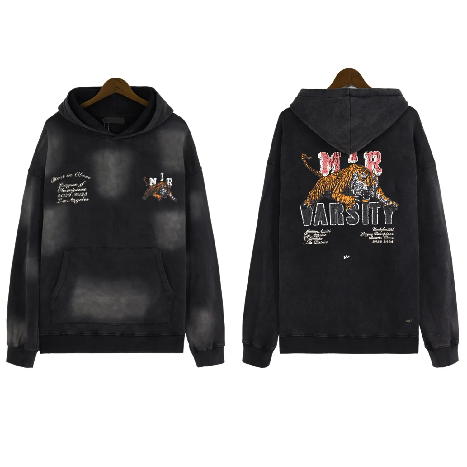 Black Cotton sluggish Mens Designer Hoodies