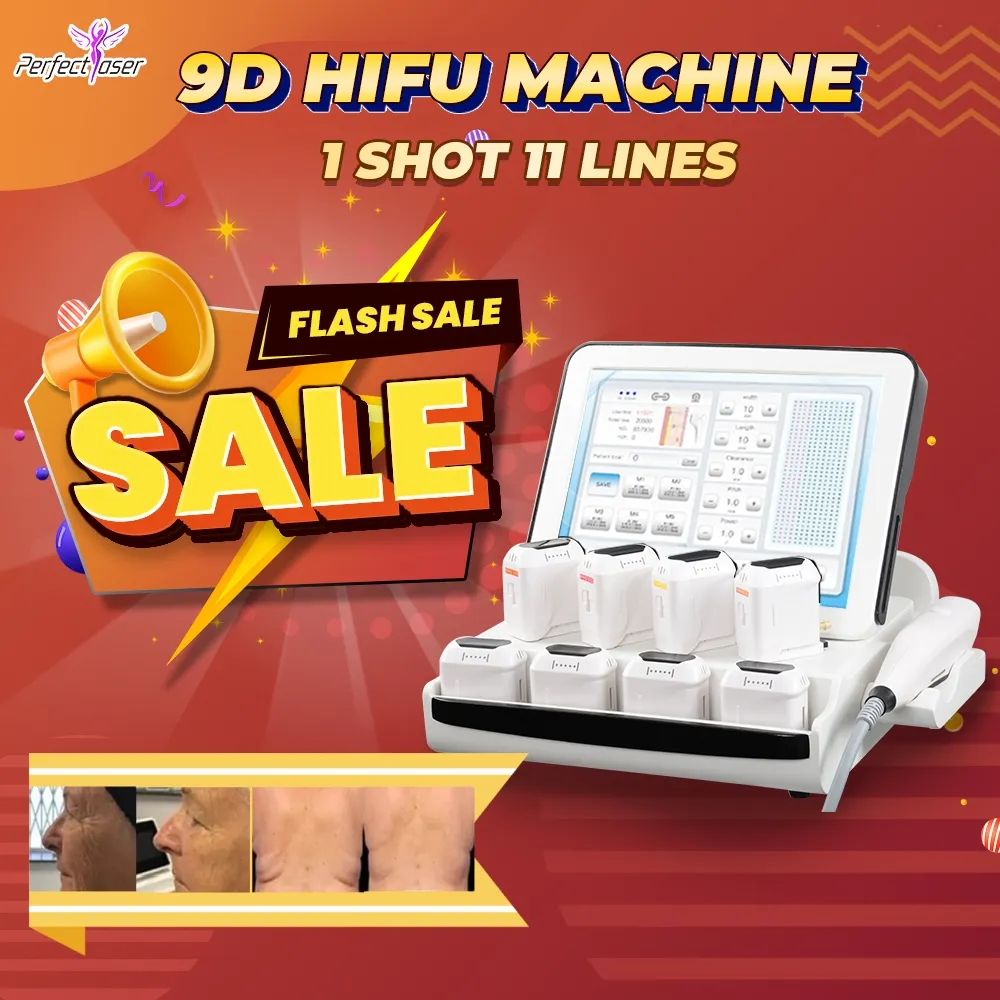 2023 Draagbare HIFU Echografie Gezicht schoonheid Machine Anti-aging Anti-rimpel Huidverstrakking 5 Cartridges Salon Apparatuur dhl gratis verzending logo maatwerk.