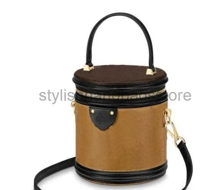 Sacs à bandoulière Sac à bandoulière Étuis à cylindre Kits de toilette Fourre-tout Sac à main à bandoulière Femmes Designers de luxe Mode Lady Sacs à fermeture à glissière en cuir AAAAA