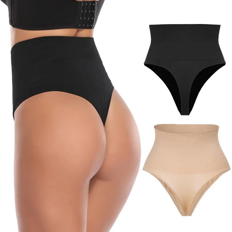 Cheap High Waist Butt Lifter Shaper Thong Tummy Control Panties Waist  Trainer Shapewear Seamless Briefs Slimming Underwear