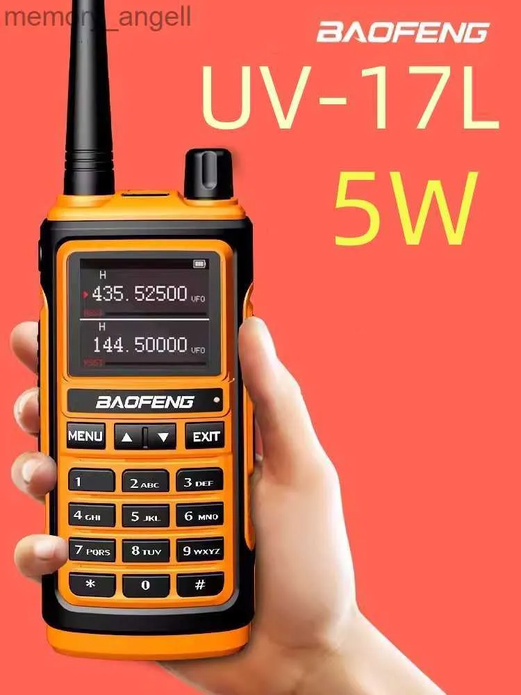 Talkie-walkie BAOFENG UV-17L Talkie-walkie toutes bandes 5W 1500mAh Radios bidirectionnelles UV17 Version mise à jour UV17L Fréquence de copie en un clic 2023 Nouveau HKD230922