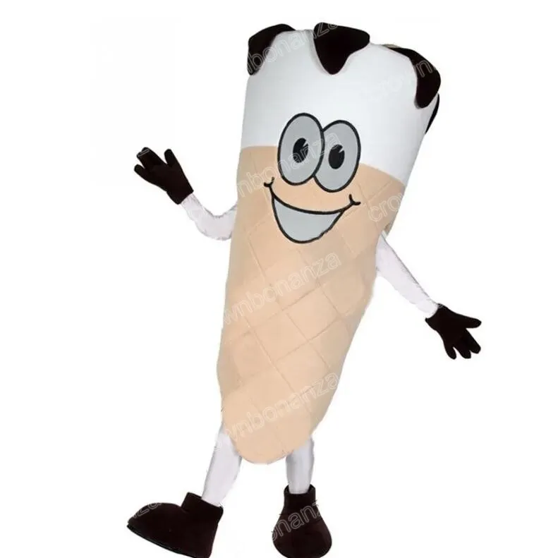 Performance Ice Cream Mascot Costumes Halloween Cartoon Charact Outfit Suit Xmas Outdoor Party Strój unisex promocyjne Ubrania reklamowe