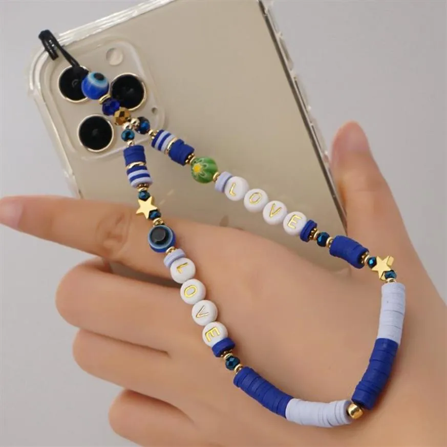 Link Chain Phone Charm Beads For Mobile Charms LOVE Letter Acrylic Mix  Color Bead Lanyard Hangs Heise Jewerly247R From Aydqo, $14.35