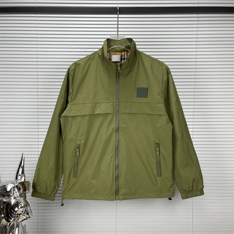メンズファッションジャケットは、新しいメンズウィンドブレーカー爆撃機秋のジャケット秋の男性軍貨物屋外の服カジュアルストリートウェアbi32