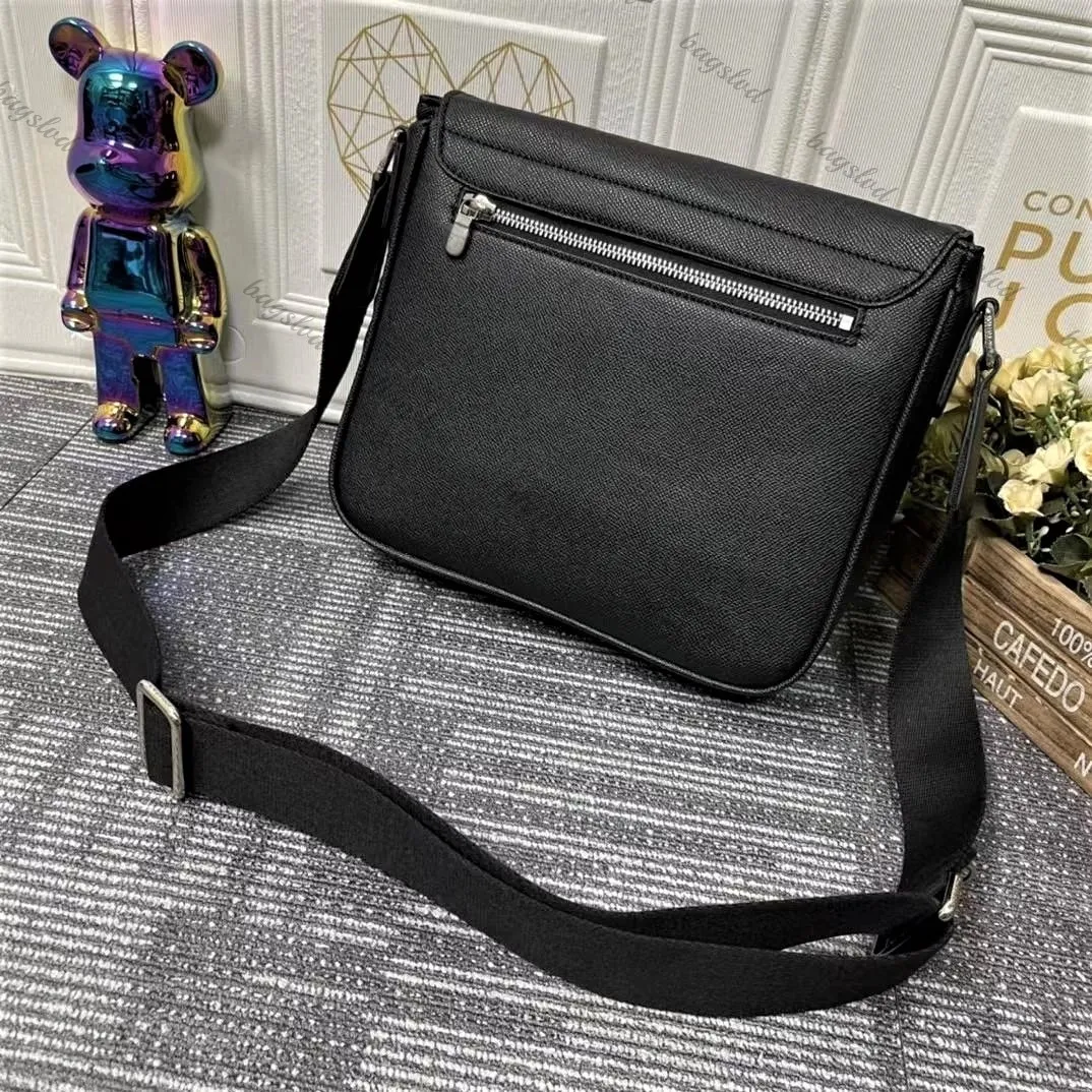 Designer saco mensageiro saco homens saco crossbody saco mens luxo clássico moda couro homem saco sacos de ombro schoolbag capa cruz corpo bolsa bolsa carteira preto