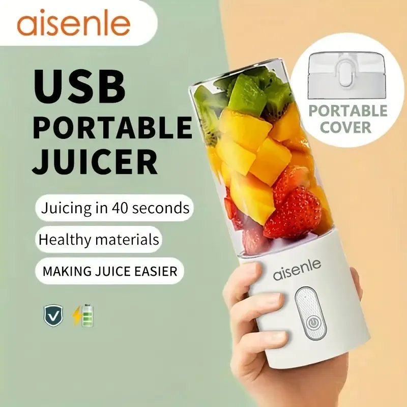 500ml USB Rechargeable Portable Juicer - Compact And Convenient
