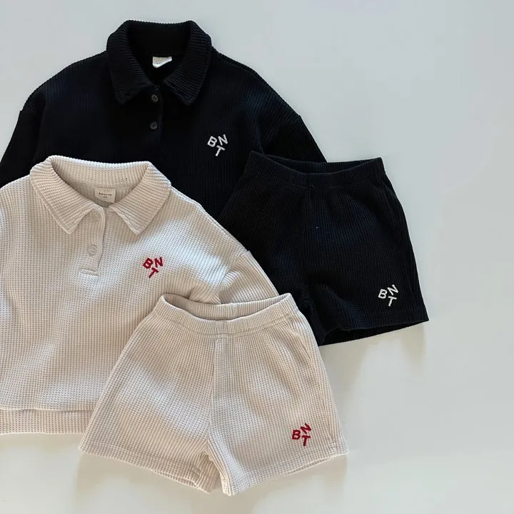 Kleidungssets für Vorschulkinder, koreanisches Frühlings-Baby-Set für Jungen und Mädchen, gestreifte Shorts, langärmliges Oberteil, zweiteilig, 230923