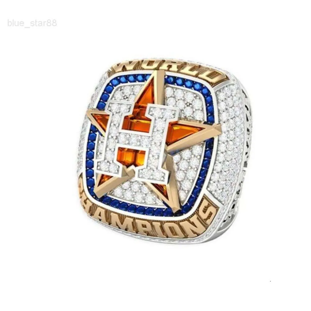 2022 Houston World World Series Baseball Team Championship Ring Sport Souvenir Men Fan Gift 2023 Jóias de punk de hip hop por atacado