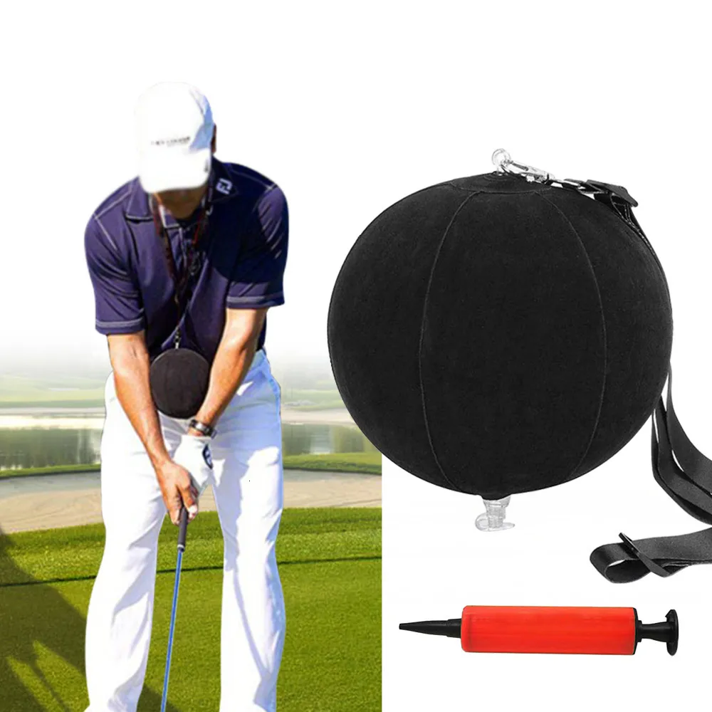 Autres produits de golf Swing Trainer Ball avec aide gonflable Posture Correction Formation pour les golfeurs Aids Drop 230923